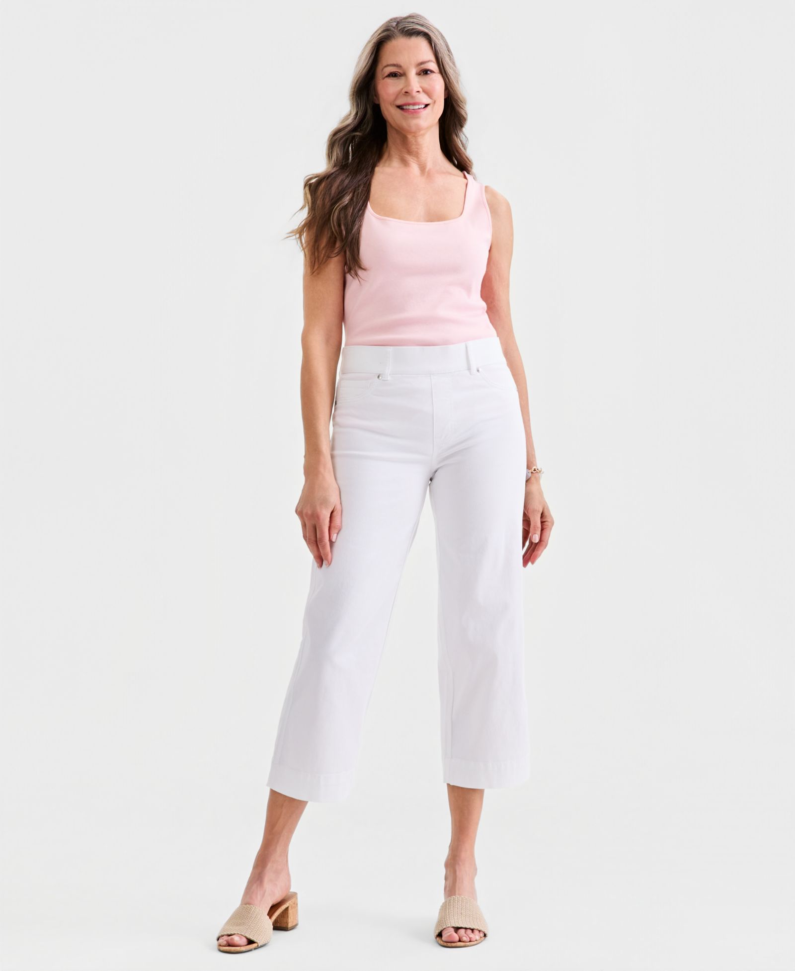 Style & Co Women's High Rise Pull-On Cropped Jeans, Macy's Exclusive