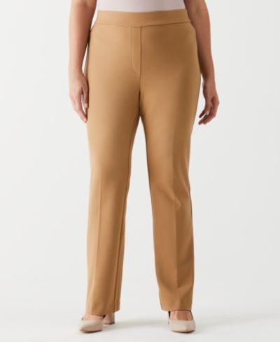 Rafaella Plus Size Брюки Boot Cut с застежкой без молнии