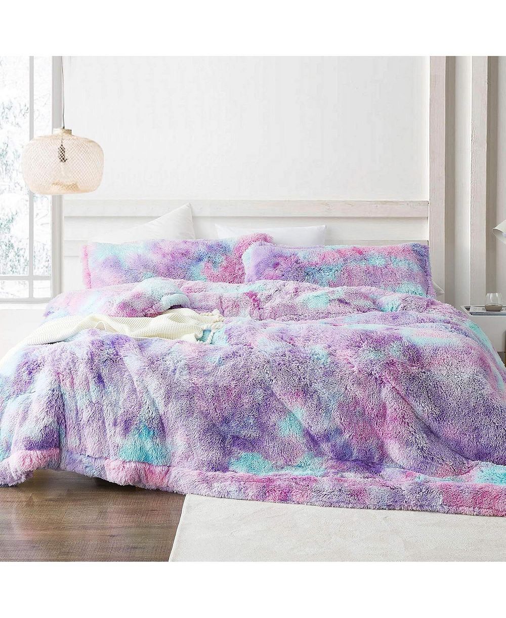 Coma Inducer Unicorn Dreamz Starburst Rainbow Purple Oversized 3-Pc. Comforter Set