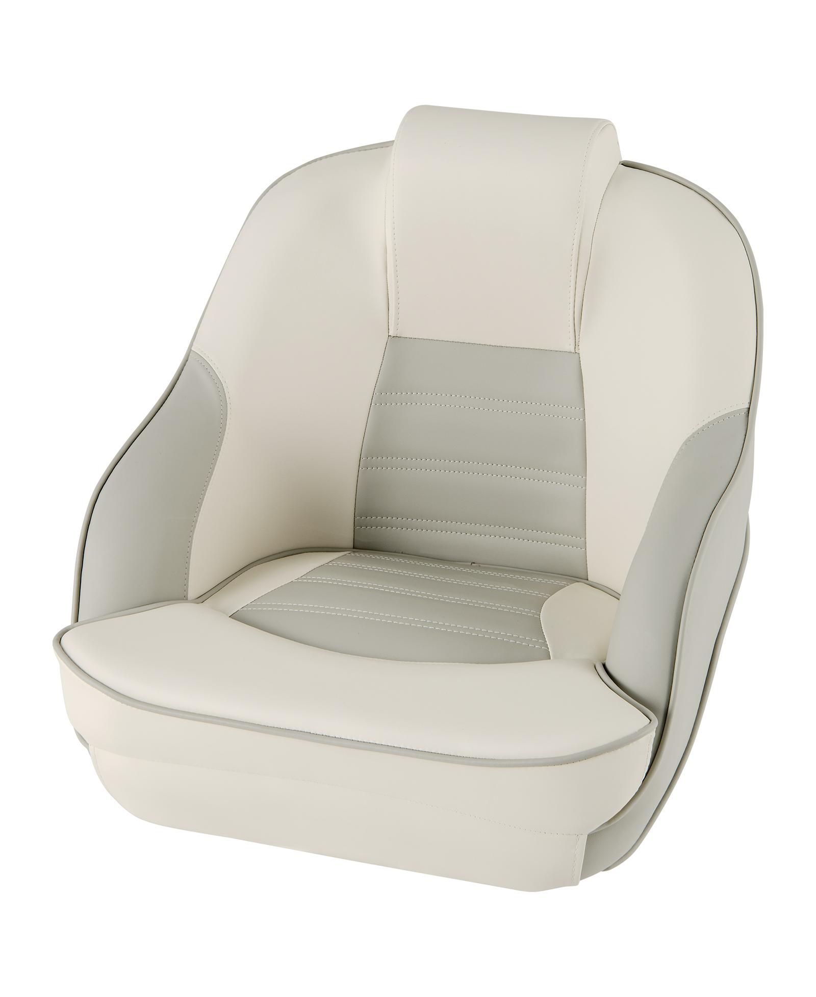 Captain Bucket Boat Seat with UV-Resistant PVC Leather, PP Frame, Thick Sponge Cushion for Sightseeing Boats