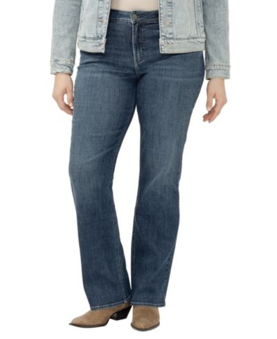 Джинсы Silver Jeans Co. Plus Size Suki Mid Rise Curvy Fit Slim Bootcut
