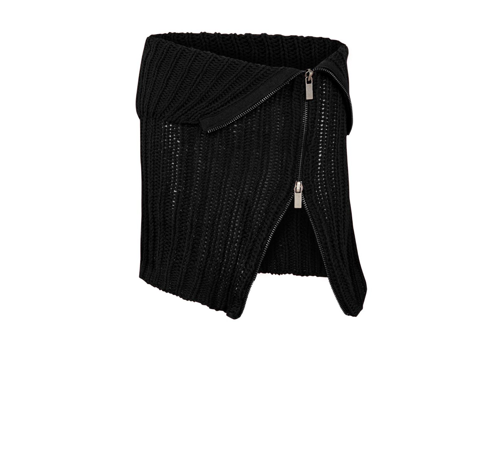 PCFG Women's CASHMERE BLEND YOUR ITCH ZIPPED KNIT SKIRT