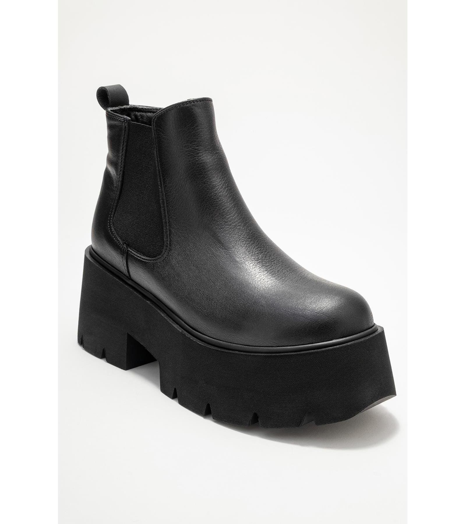Женские кожаные ботинки Forever & Always Shoes Clen Leather Platform Chelsea