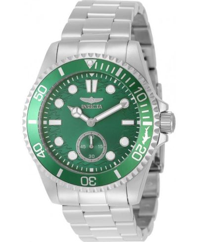 Мужские часы Invicta 49423 Pro Diver Quartz VD78 с зеленым циферблатом