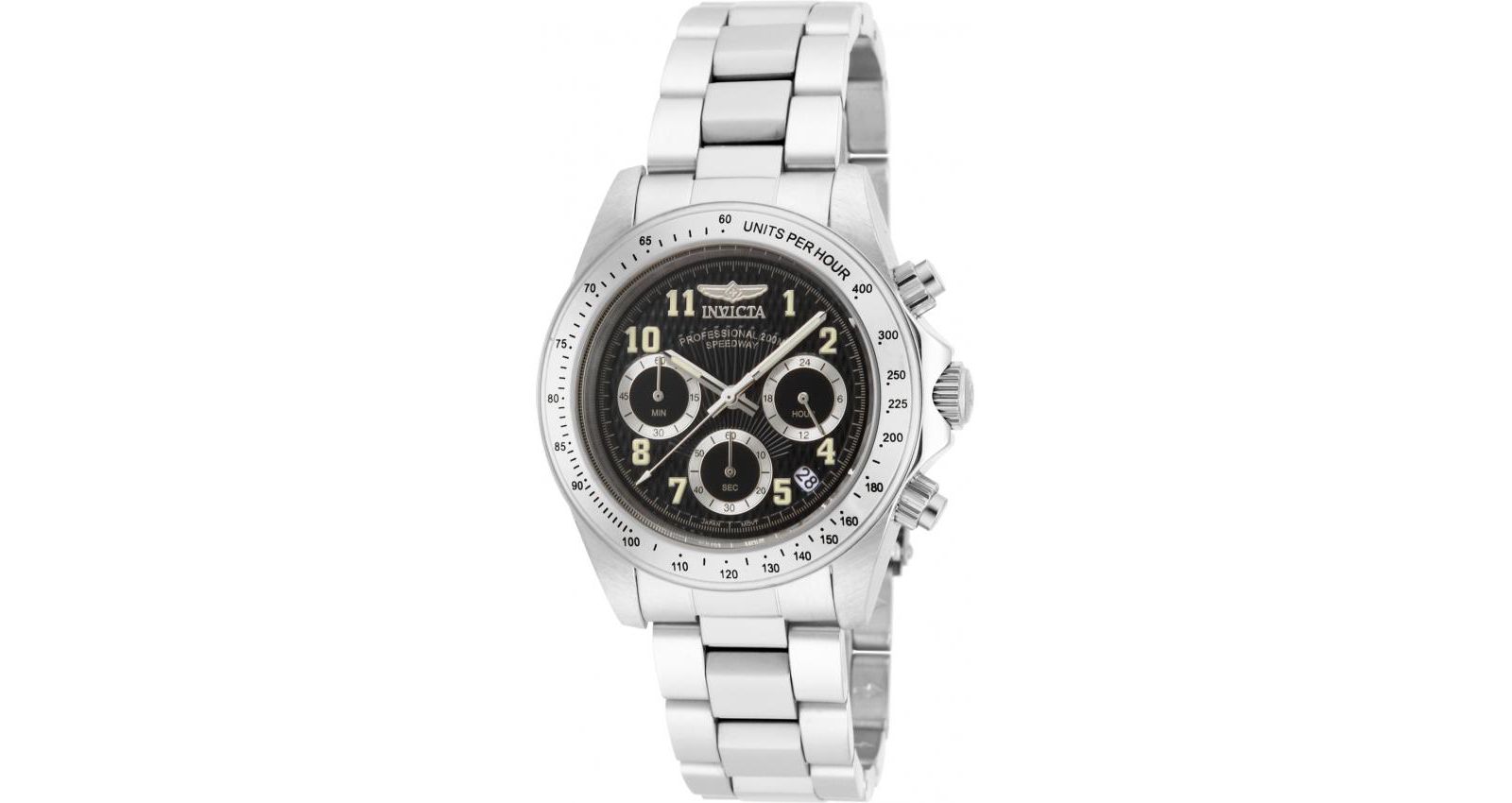 Invicta Men's 17025 Speedway Quartz Chronograph Black Dial Watch