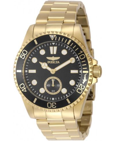 Invicta Мужские часы Pro Diver Quartz VD78 Black Dial 49429