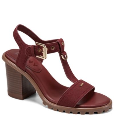 DKNY Женские босоножки Marg с каблуком и ремешком T-Strap