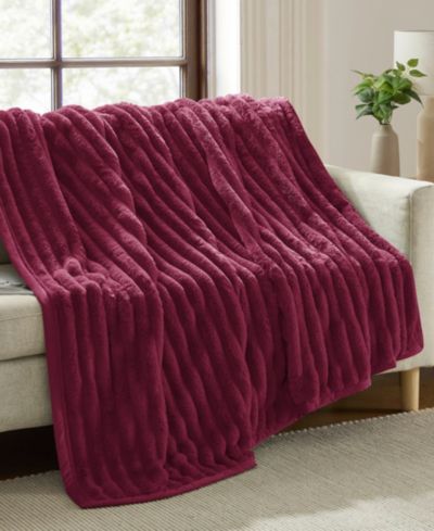 Плюшевое одеяло Nestl Ultra Plush Raschel Mink, Queen/King