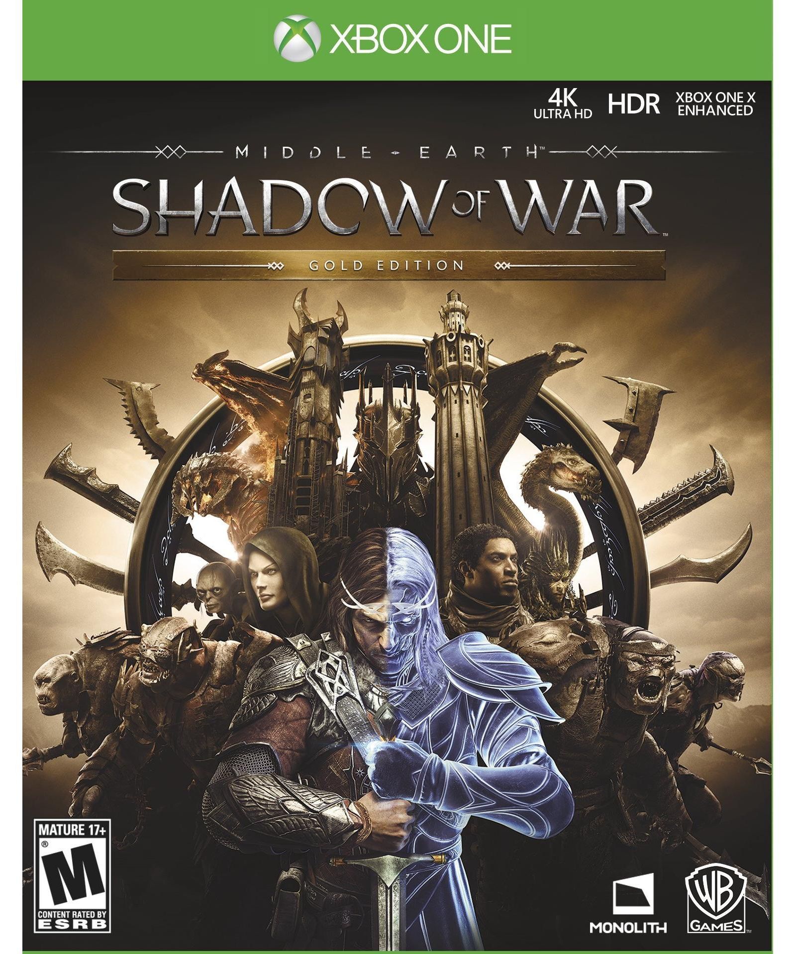 Warner Bros Middle Earth: Shadow Of War Gold Edition для Xbox One