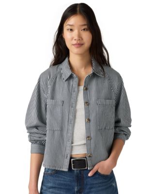 Levi's Женский длинный рукав Utility Crop Top