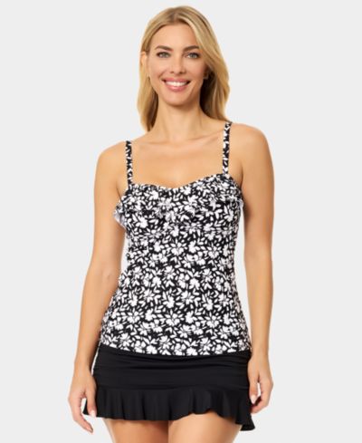 Island Escape Женский топик-танкини Tahiti Bandeau Neck