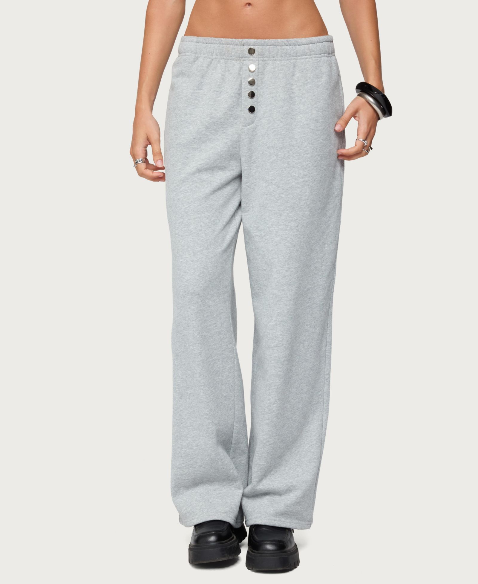 Edikted Women's Lorelle Wide Leg Sweatpants