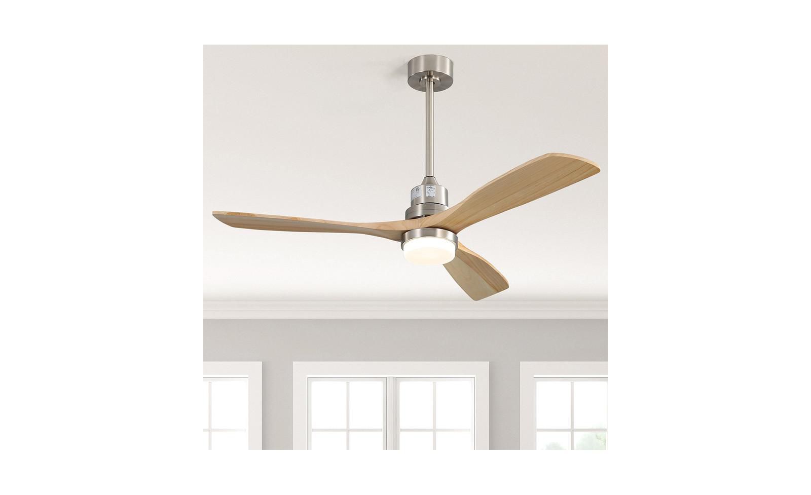 Потолочный вентилятор Sofucor 52-inch Modern Sand Nickel