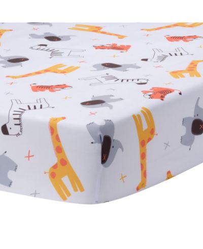 Bedtime Originals детская простыня на резинке Lollipop Jungle Microfiber