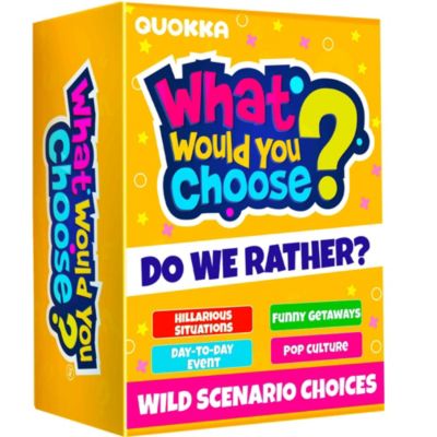 Quokka What Would You Choose 500+ Travel & Vacation Card Game, Ages 5+