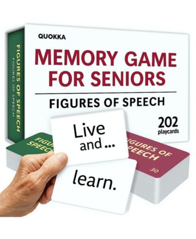 Quokka Figures of Speech 202 Cards Memory Card Game, Ages 12+