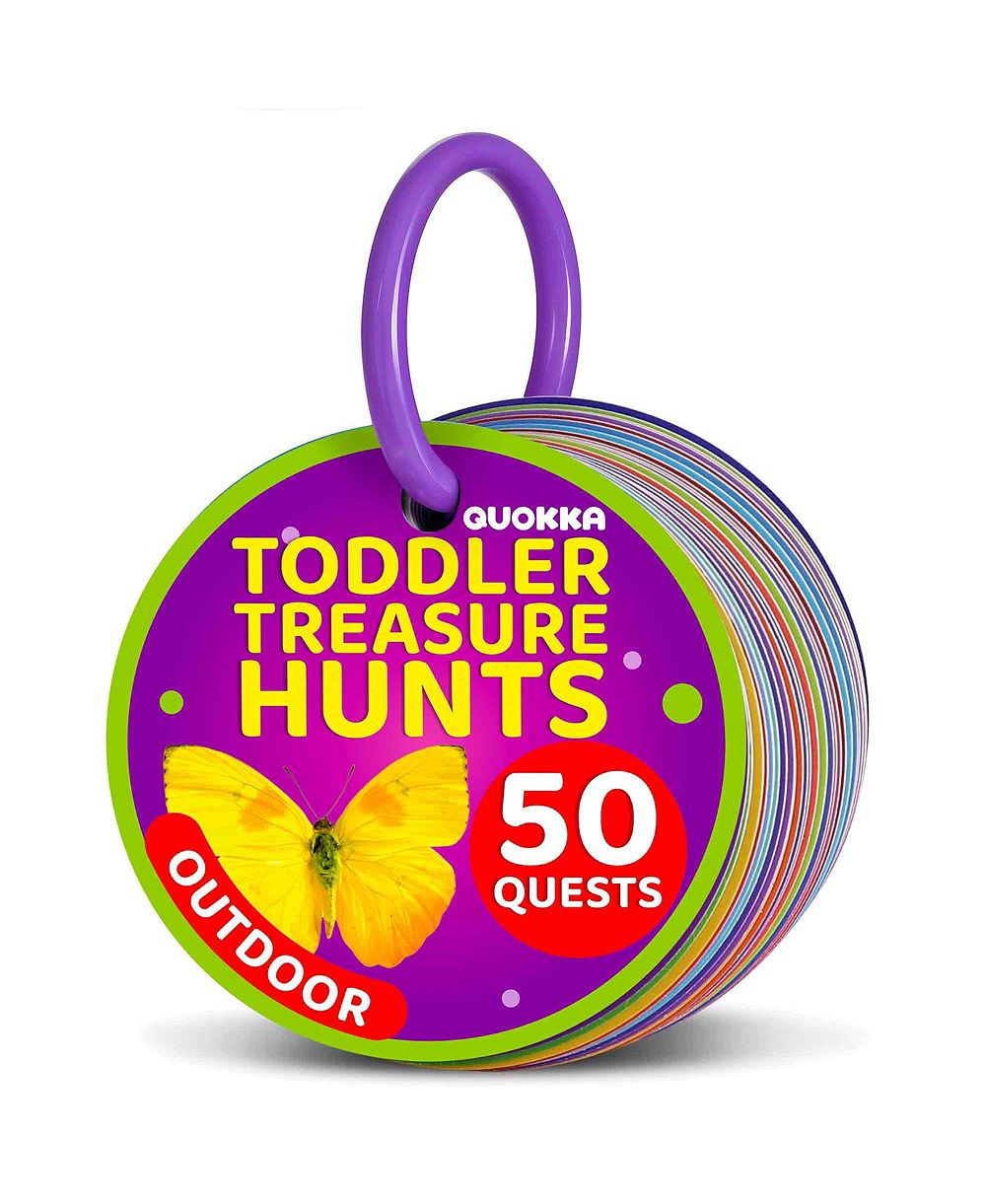 QUOKKA Игра Scavenger Hunt для детей 3-5 лет – набор из 50 карточек
