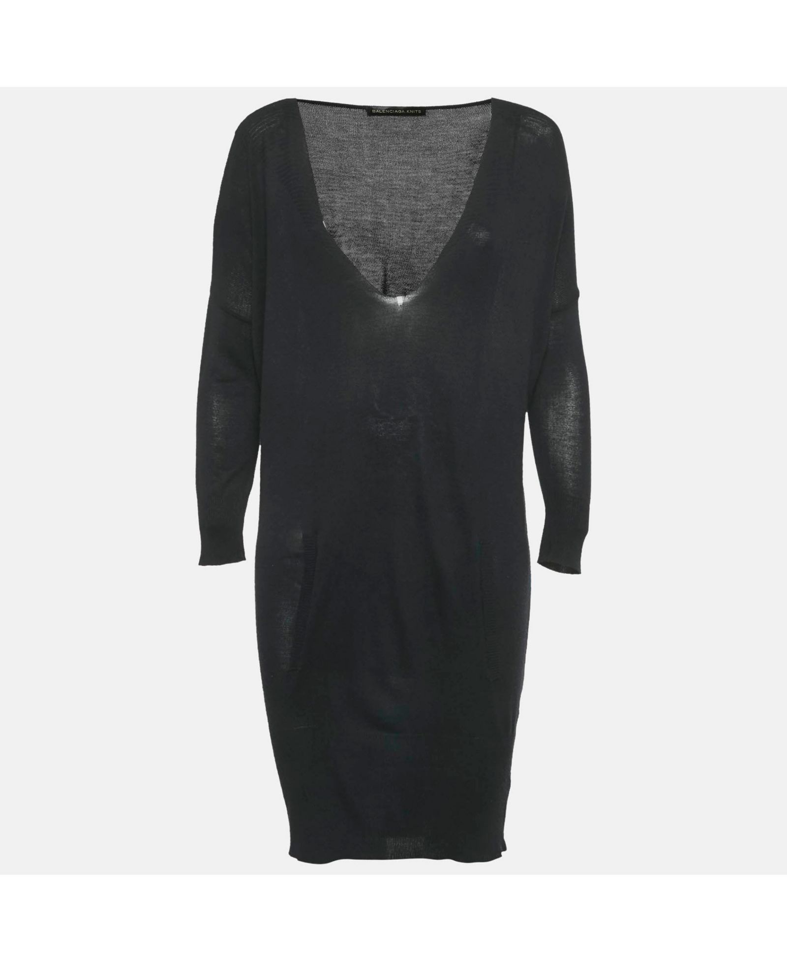 Pre-Owned Balenciaga Women's Black Knit Sweater