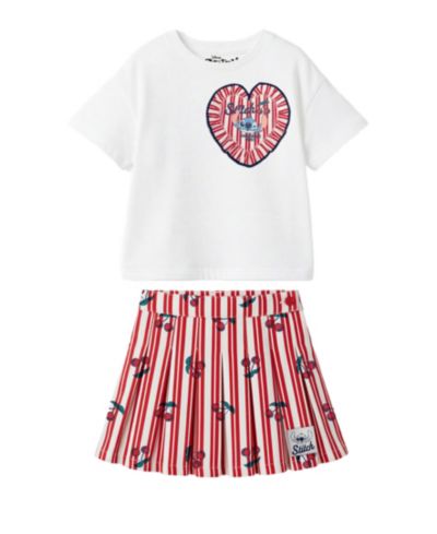 Disney Детский комплект из топа и юбки Stitch, 2-Piece Set