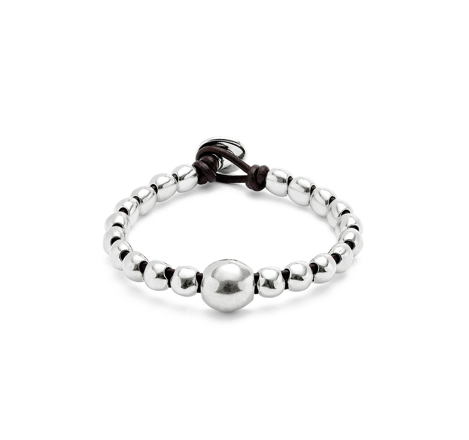 Браслет UNOde50 Classic Silver Bead Strand