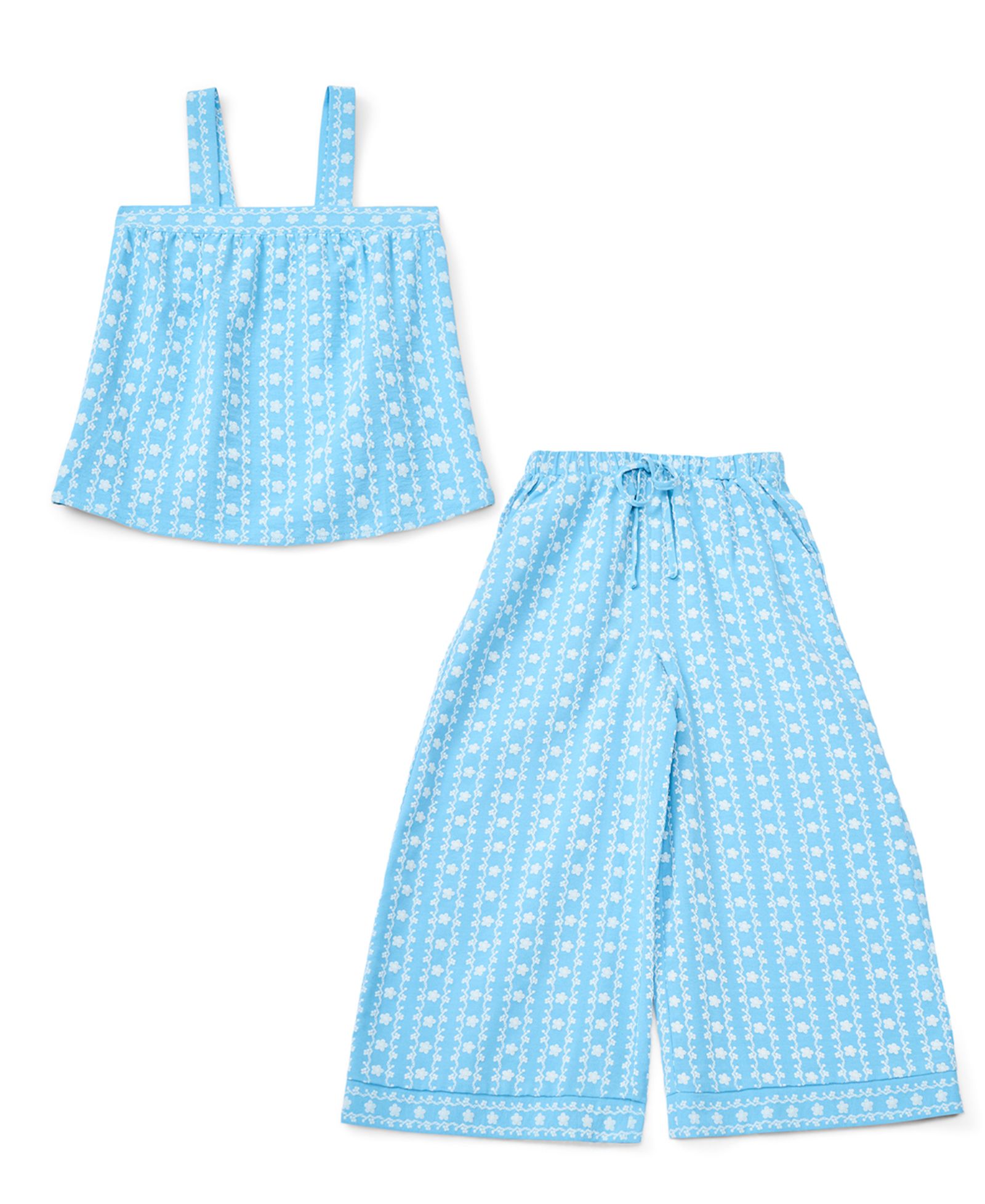Детский топ CeCe Girls' 7-16 Boxy Embroidered Tank Top