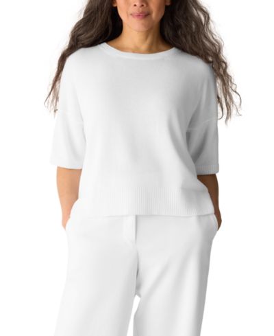 Женский топ Eileen Fisher с круглым вырезом