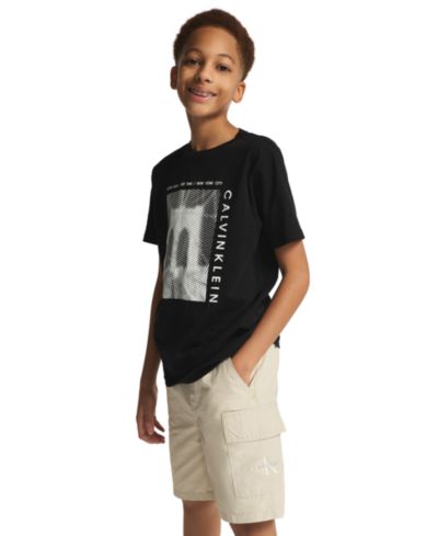 Шорты Calvin Klein Boys' 8-20 Tech Cargo с поясом