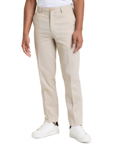 Мужские льняные брюки Michael Kors Boys' 8-20 Khaki Button-Up