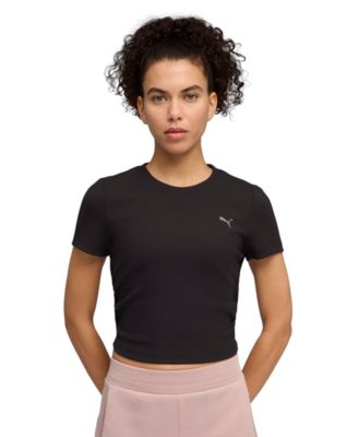 Puma Женская облегающая трикотажная футболка
