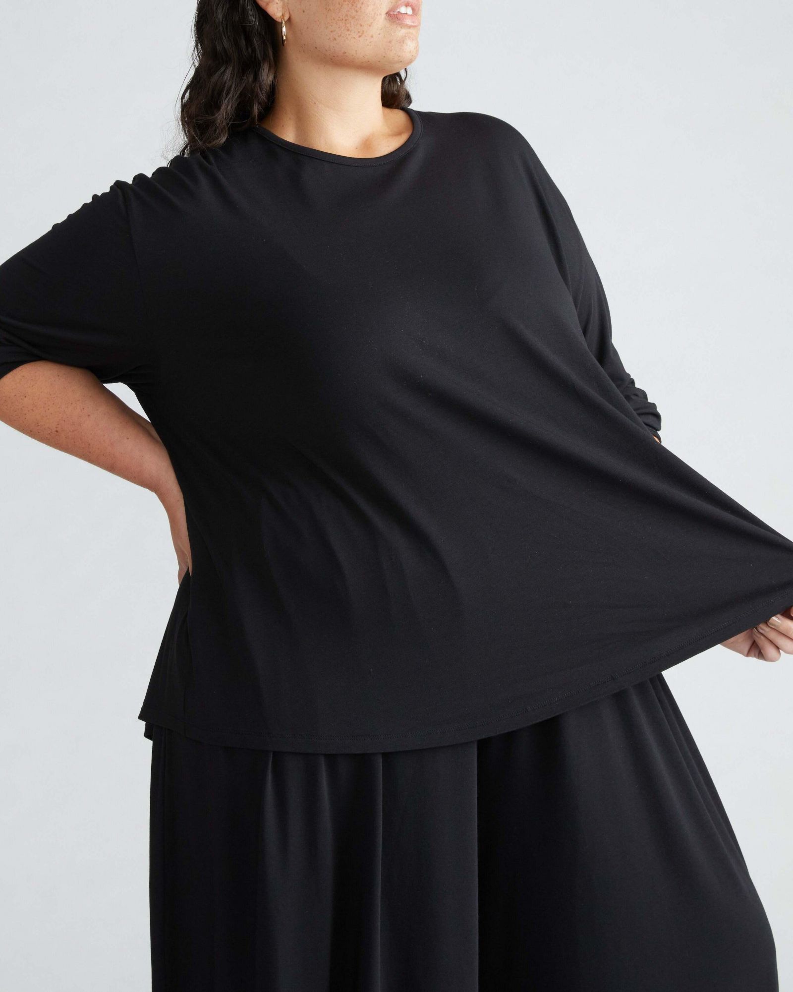 Universal Standard Plus Size Pina Long Sleeve Lounge Tee