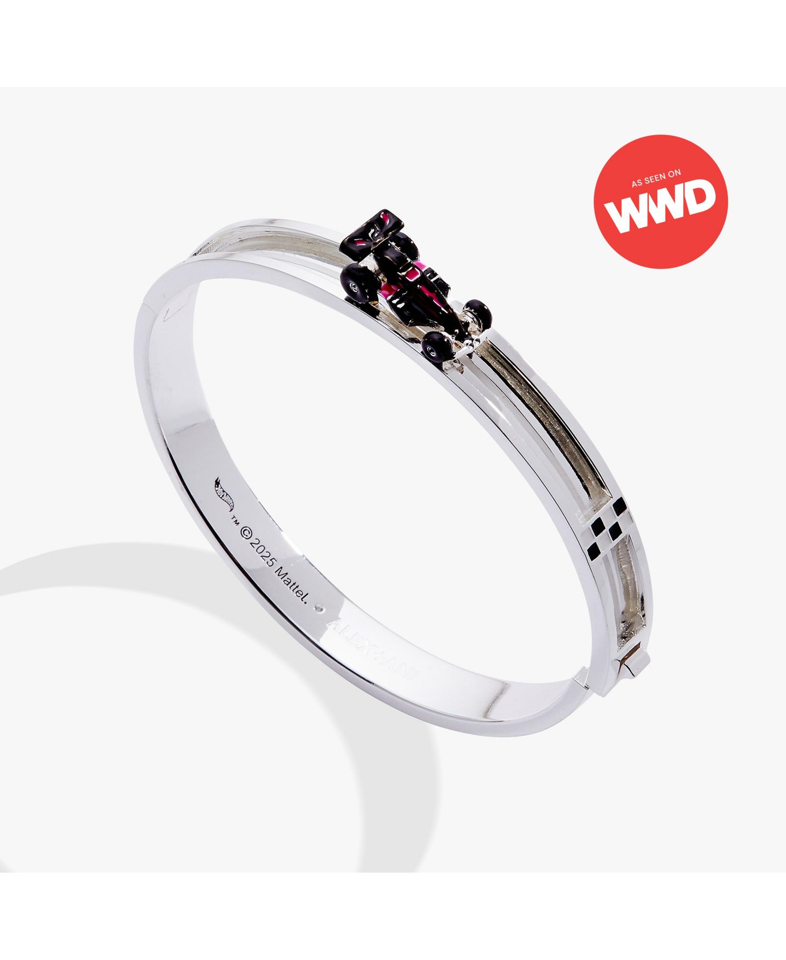 Hot Wheels Moveable Racecar Hinge Bangle Bracelet