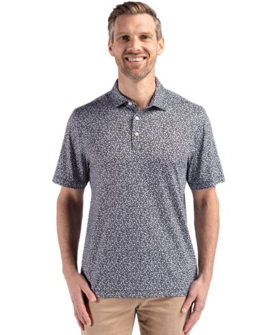 Cutter & Buck Big & Tall Pike Eco Flora Print Recycled Polo Shirt