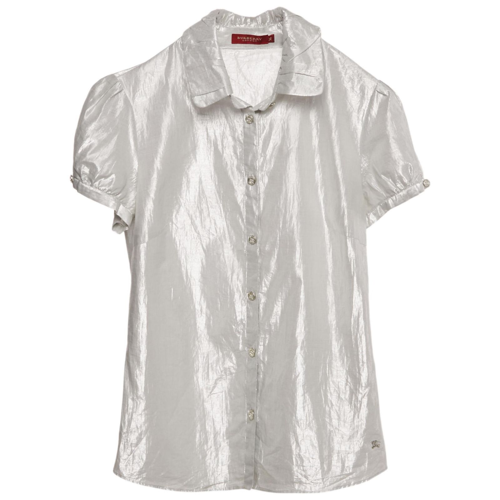 Pre-Owned Burberry Women's London Lam&eacute Button Front Shirt