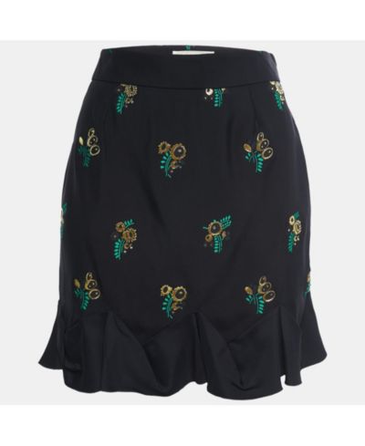 Женская юбка Stella Mccartney с воланами и узором из крепа, б/у