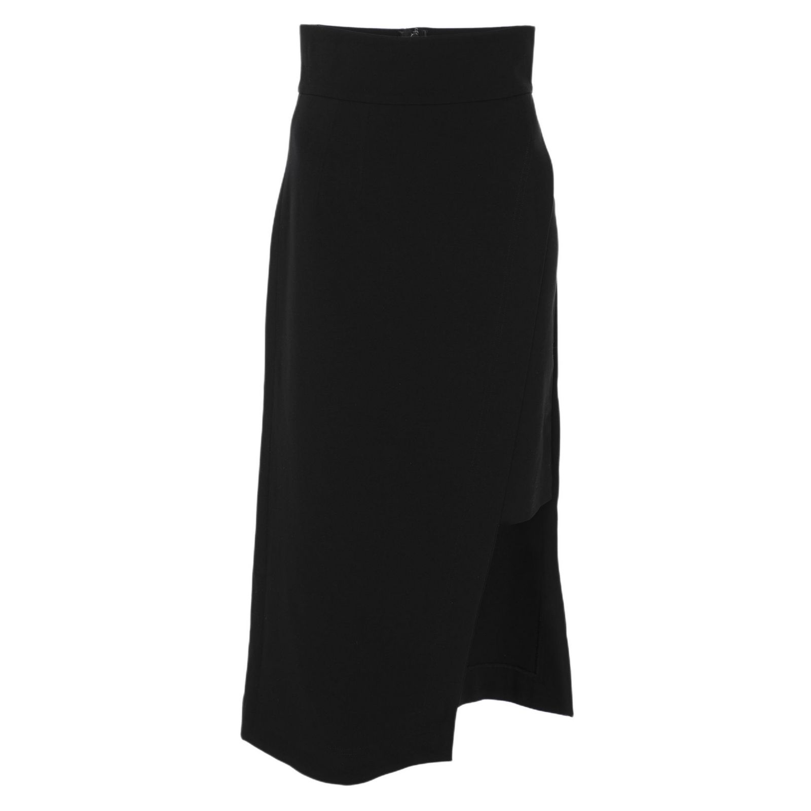 Pre-Owned Dolce & Gabbana Женская Черная Вязаная Асимметричная Миди Юбка