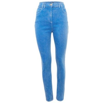 Pre-Owned Balmain Женские потертые джинсы скинни