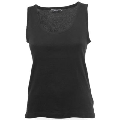 Pre-Owned Dolce & Gabbana Женский топ из шелка с принтом