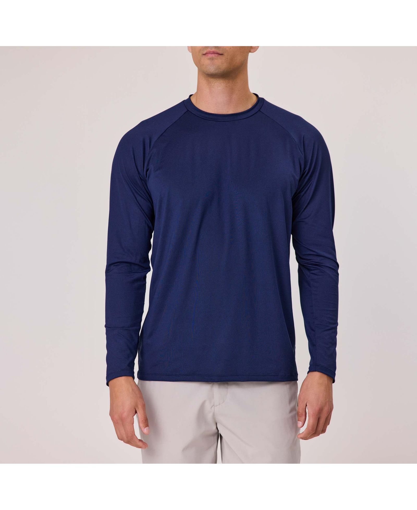 Snapper Rock Men's Heritage Navy LS Outbound Tee