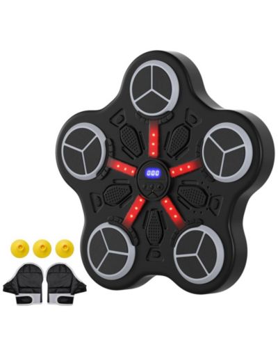 Artudatech Smart Kids Boxing Machine with Free Gloves, Music and Light Effects for Home Fitness Fun
