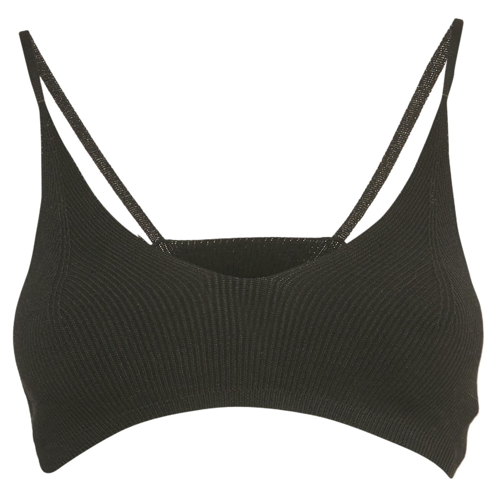 Pre-Owned Jacquemus Women's Rib Knit Le Bandeau Bralette Top