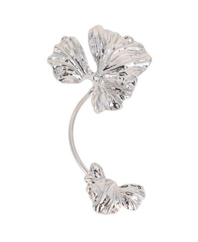 Women's The Withering-Petal Cuff Earrings - Metallic