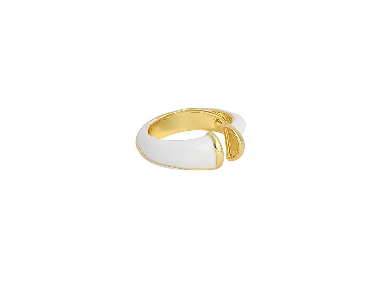 SOHI White Candy Finger Ring