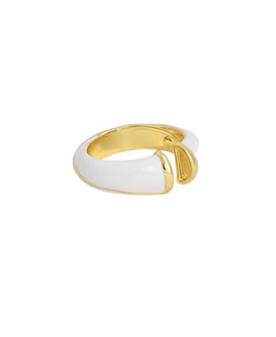 SOHI White Candy Finger Ring