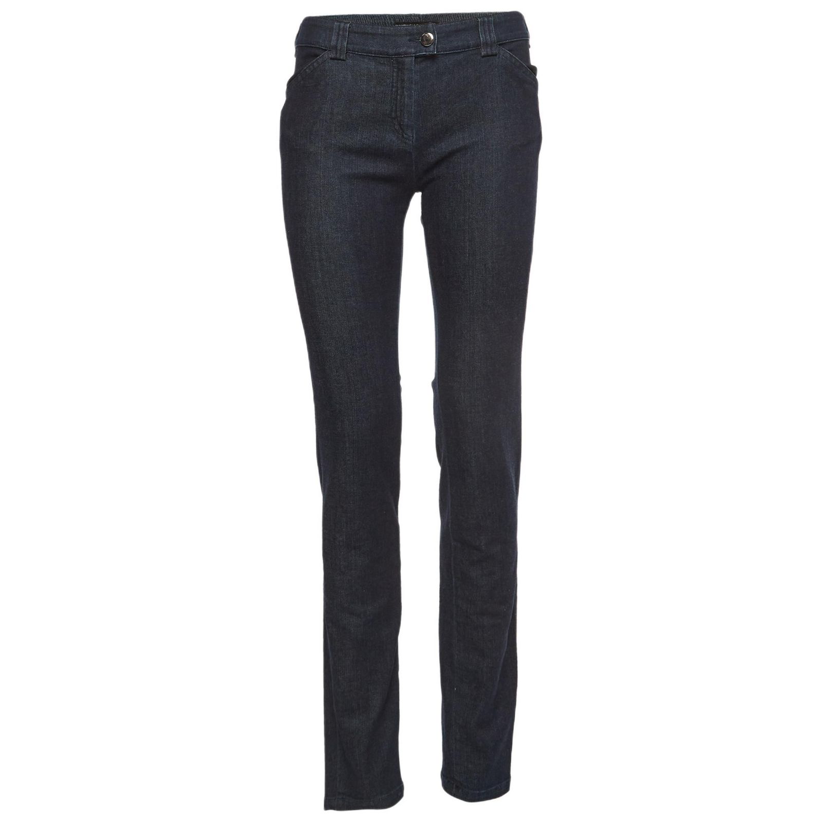Pre-Owned Balenciaga Women's Navy Blue Denim Slim Fit Jeans