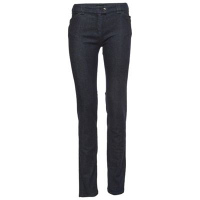 Pre-Owned Balenciaga Women's Navy Blue Denim Slim Fit Jeans