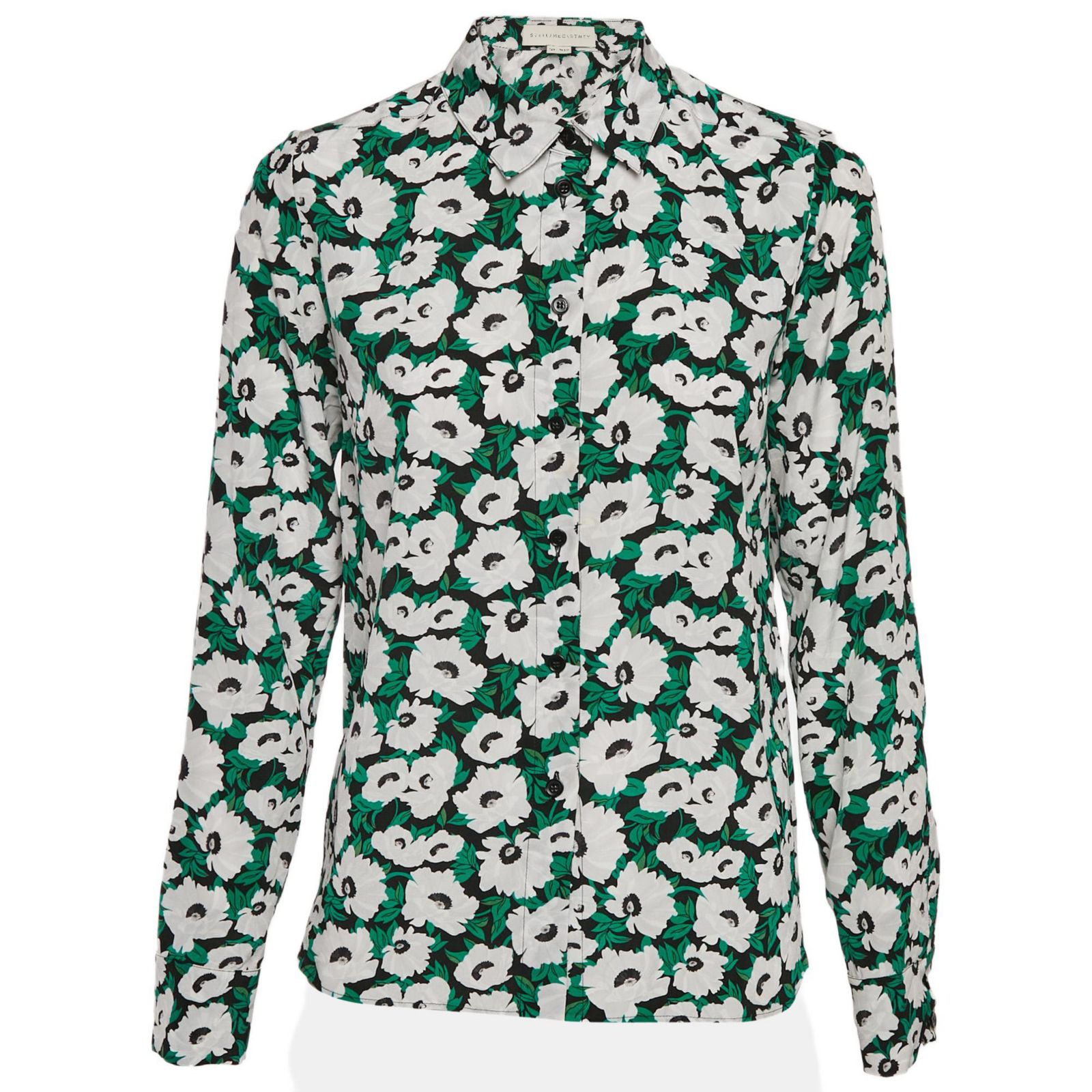 Женский шелковый топ Stella Mccartney Pre-Owned Green
