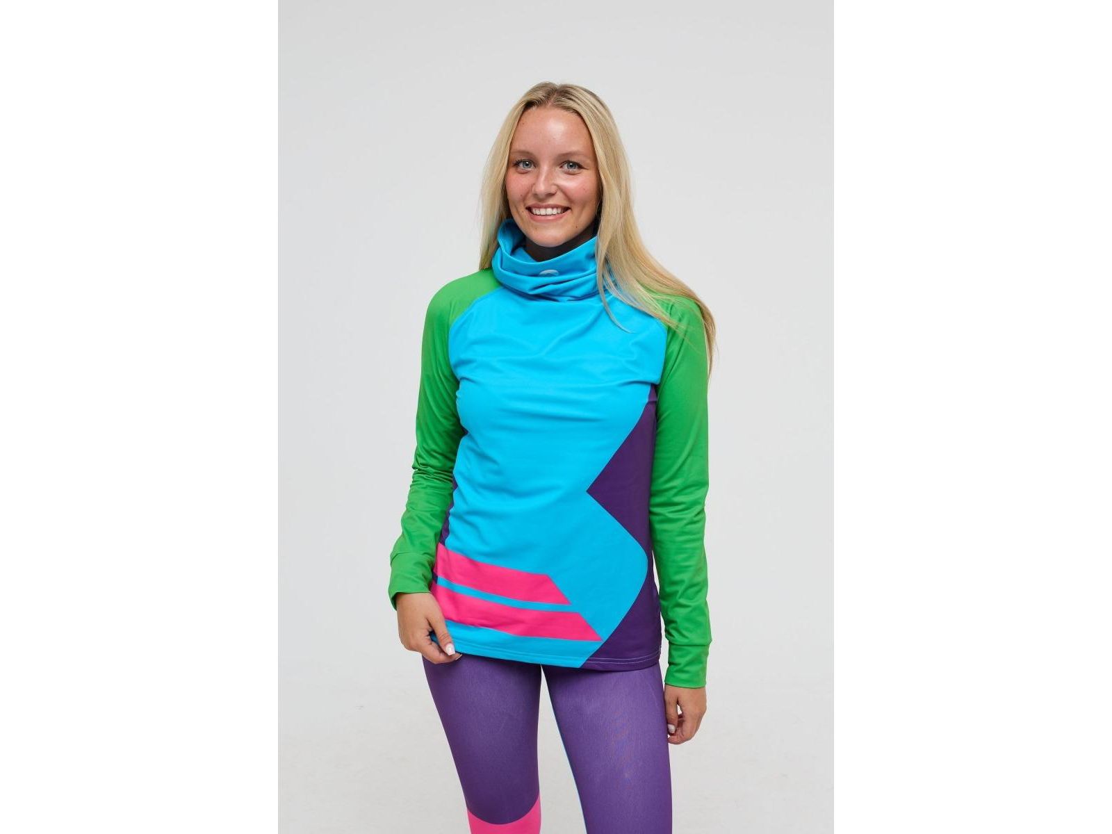 OOSC Women's High Neck Baselayer Top - Powder Hound