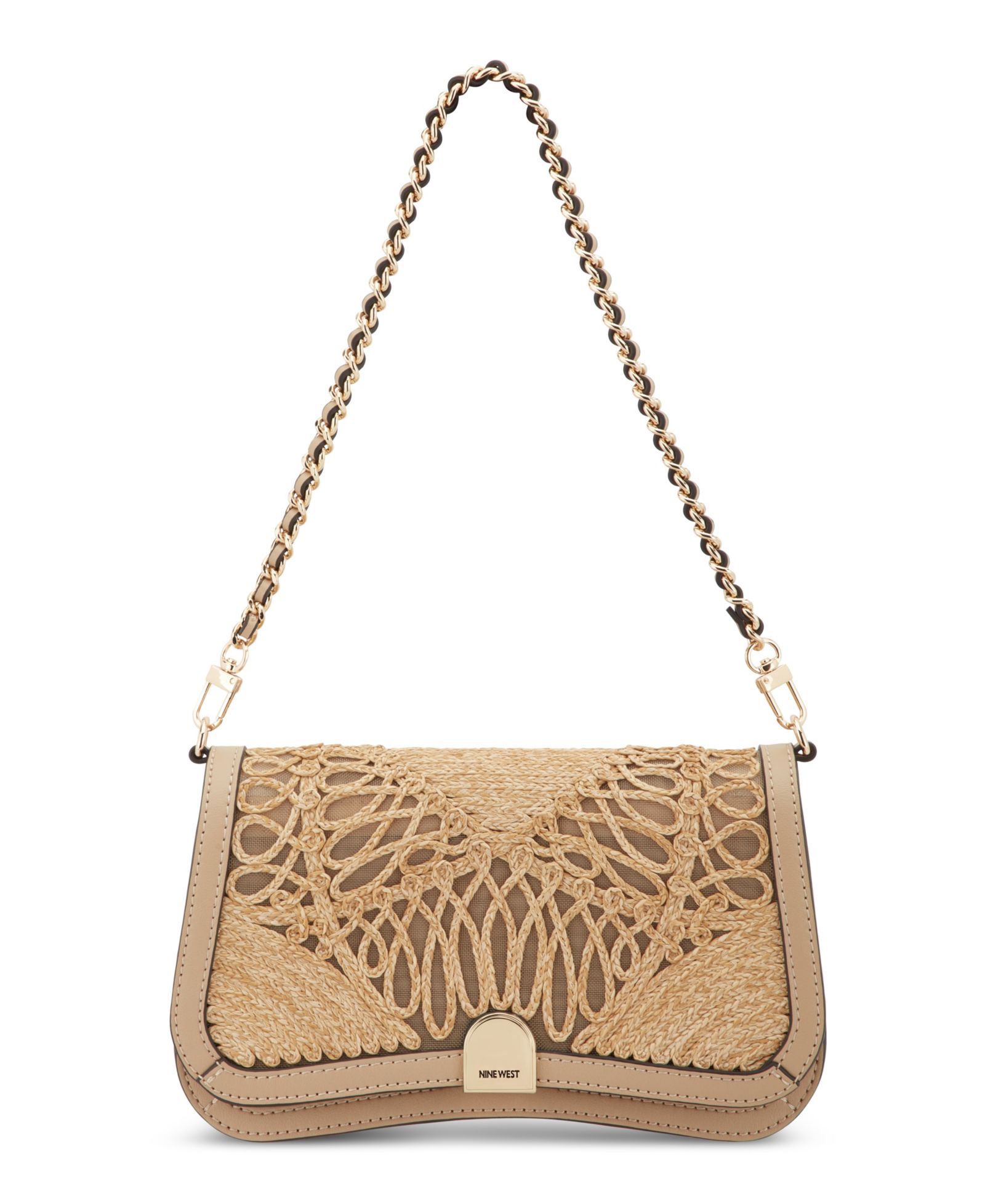 Nine West Women's Somi Chain Flap Shoulder Bag