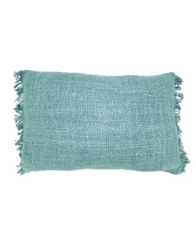 Декоративная подушка Saro Lifestyle Fringe Down Filled, 16" x 24"