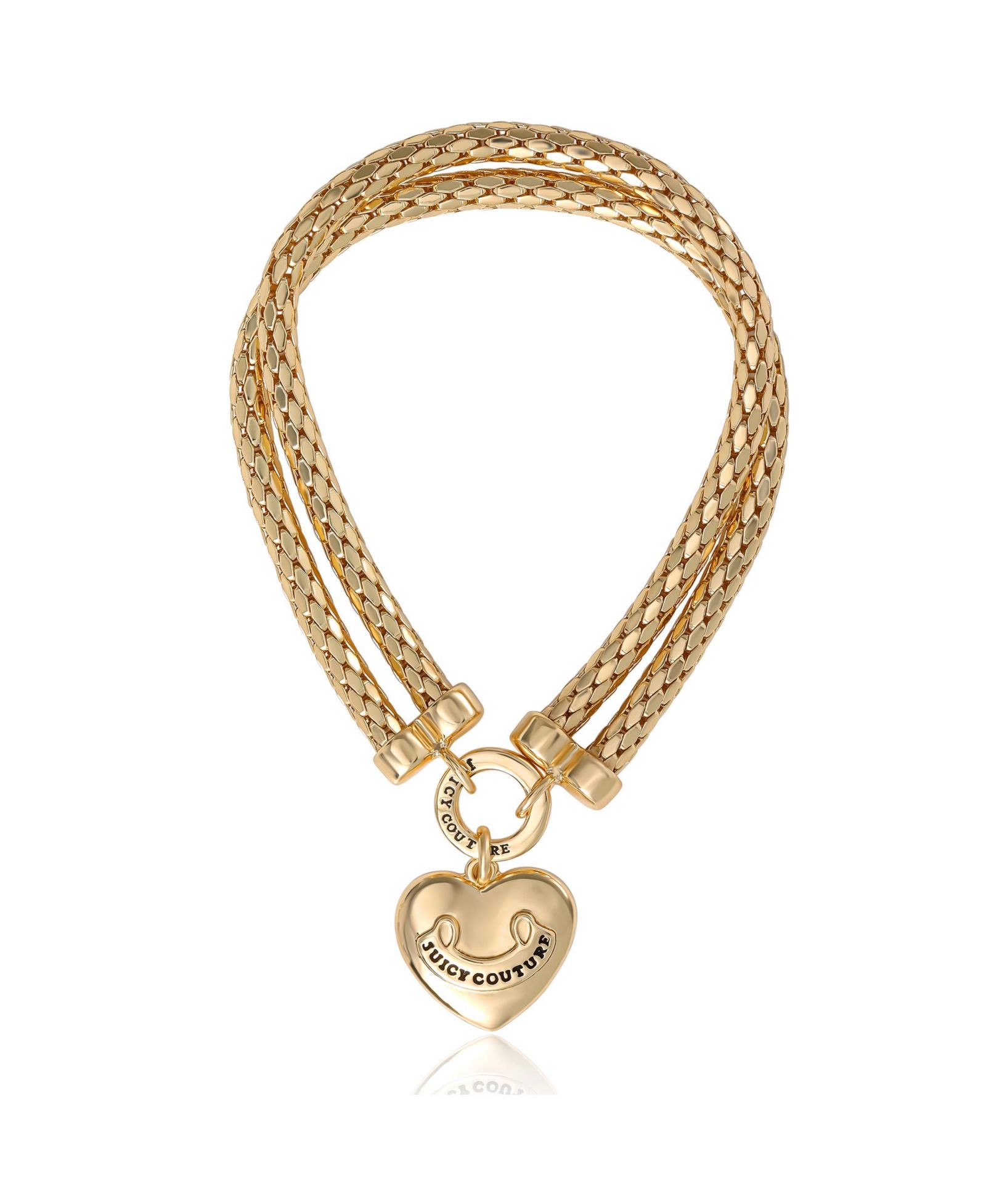 Многослойный браслет Juicy Couture в форме сердца